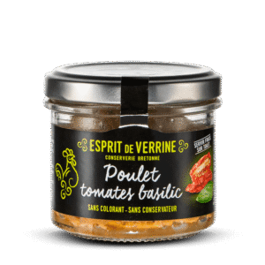 Esprit de verrines - poulet tomates basilic